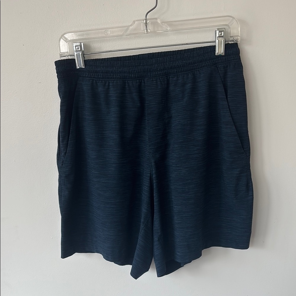 Men's Navy Striped Lululemon Shorts